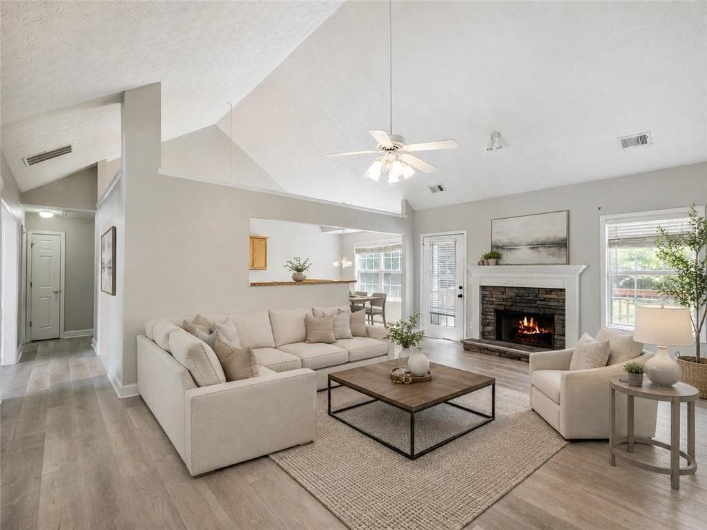 5 bedroom, 3 bathroom, 2,863 sq ft single family residence sold at 3865 Morgan Box Court, Buford, GA 30519