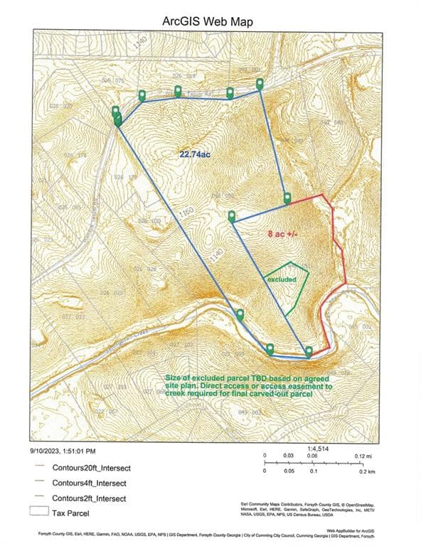 unimproved land for sale at 100 Wallace Tatum Road, Cumming, GA 30028 — photo 3
