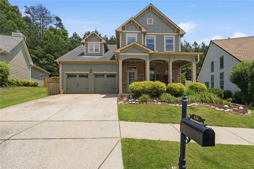 4 bedroom, 3 bathroom, 2,588 sq ft single family residence for sale at 636 Sunflower Drive, Canton, GA 30114