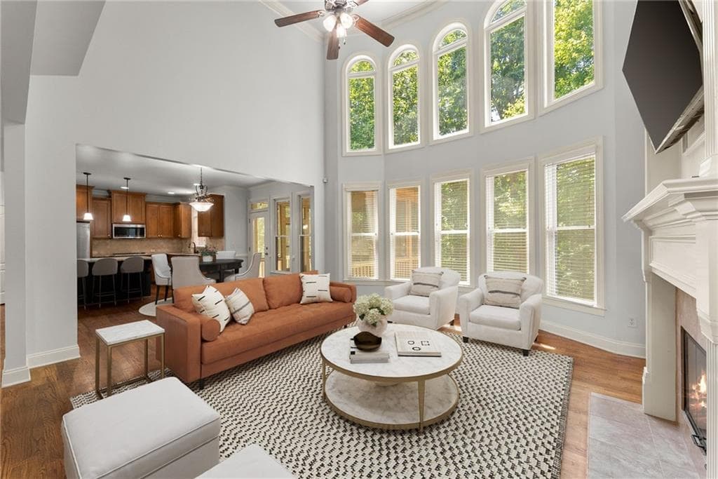 6 bedroom, 5 bathroom, 4,486 sq ft single family residence for sale at 7321 Lazy Hammock Way, Flowery Branch, GA 30542 — photo 10