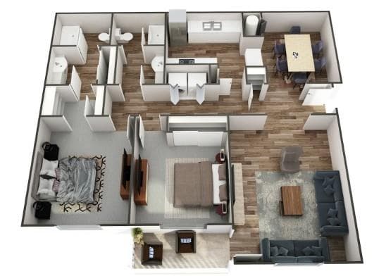 2 bedroom, 2 bathroom, 1,205 sq ft apartment for rent at 50 Evergreen Way 0335, Stockbridge, GA 30281 for $1,405 a month — photo 6