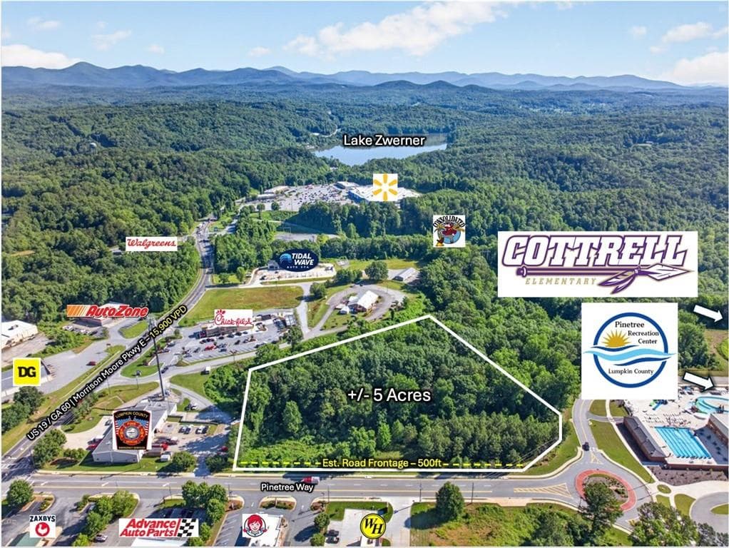 unimproved land for sale at 0 Pinetree Way, Dahlonega, GA 30533