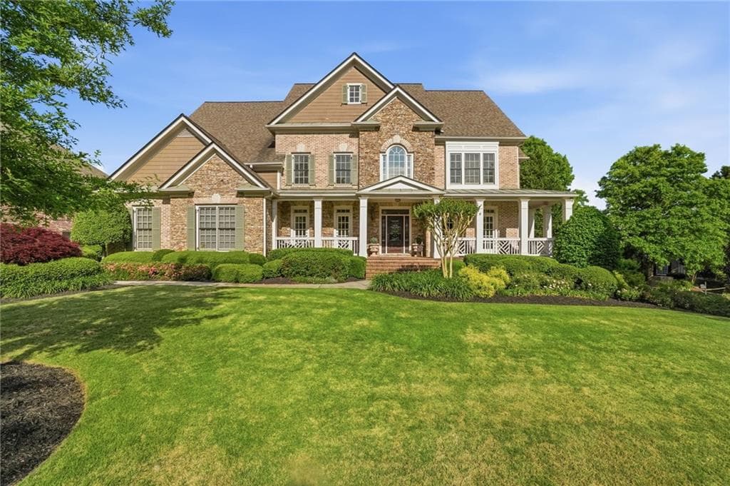 5 bedroom, 6 bathroom, 6,021 sq ft single family residence under contract at 4842 Rushing Rock Way, Marietta, GA 30066