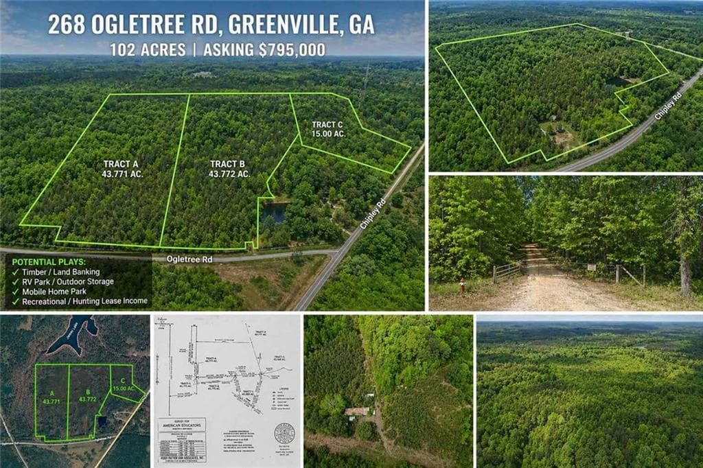 unimproved land for sale at 268 Ogletree Road, Greenville, GA 30222 — photo 3