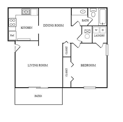 1 bedroom, 1 bathroom, 900 sq ft apartment for rent at 5675 Roswell Road 39-J, Atlanta, GA 30342 for $1,238 a month — photo 7