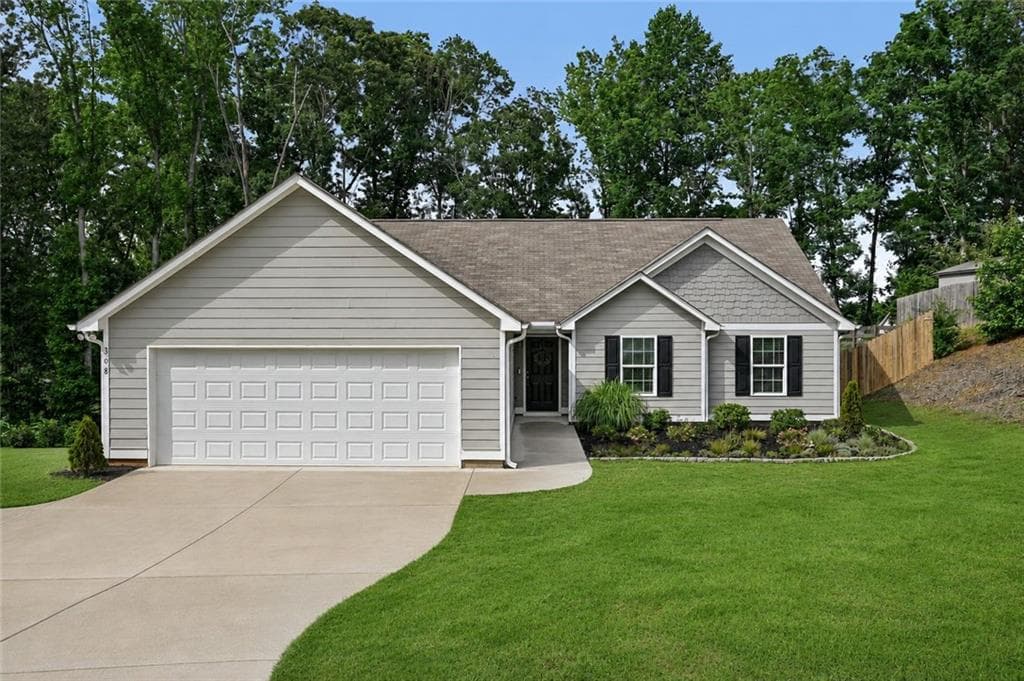 3 bedroom, 2 bathroom, 1,555 sq ft single family residence sold at 308 Katie Lane, Commerce, GA 30529