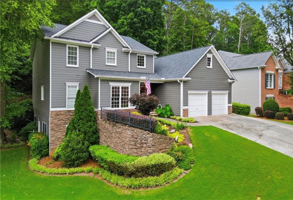 4 bedroom, 4 bathroom, 4,278 sq ft single family residence sold at 717 Parkside Drive, Woodstock, GA 30188