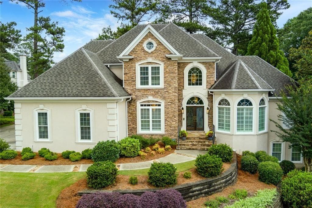 6 bedroom, 5 bathroom, 6,106 sq ft single family residence sold at 4828 Old Timber Ridge Road, Marietta, GA 30068