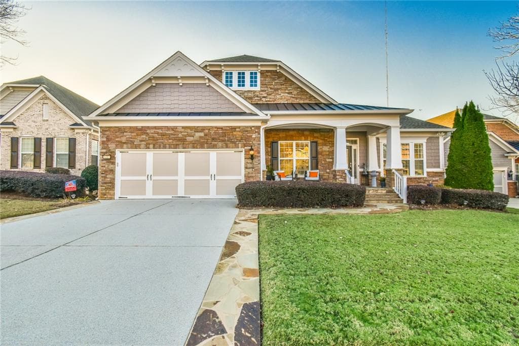 5 bedroom, 6 bathroom, 5,200 sq ft single family residence sold at 6417 Hickory Springs Circle, Hoschton, GA 30548