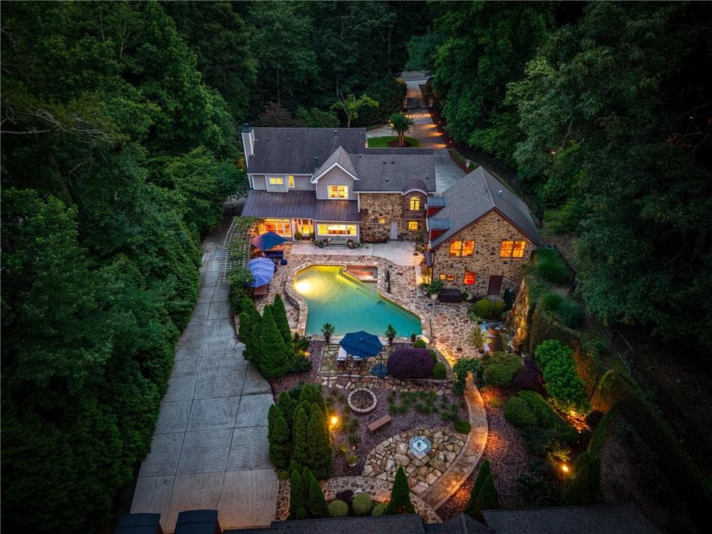 7 bedroom, 7 bathroom, 7,462 sq ft single family residence for sale at 625 Willeo Road, Roswell, GA 30075