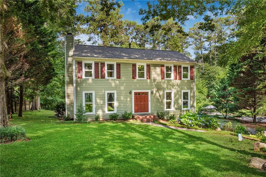 4 bedroom, 3 bathroom, 1,920 sq ft single family residence sold at 2856 Clearbrook Drive, Marietta, GA 30068