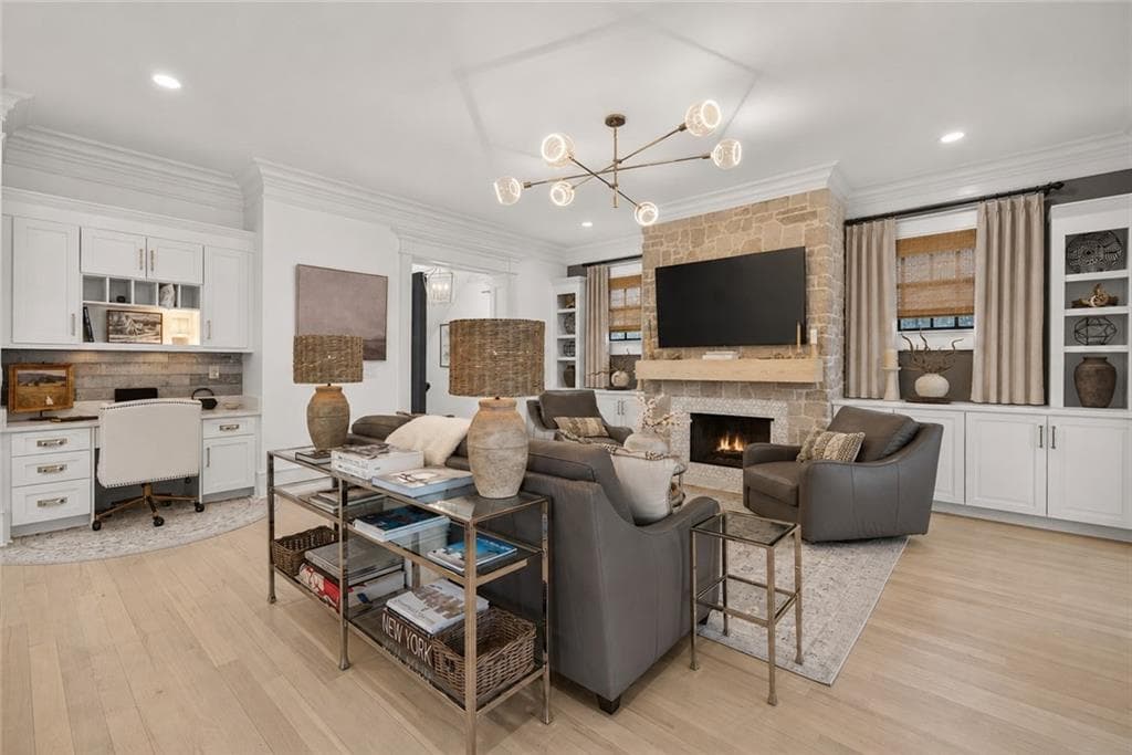 6 bedroom, 6 bathroom, 6,555 sq ft single family residence for sale at 1812 Wellbourne Drive, Atlanta, GA 30324 — photo 9