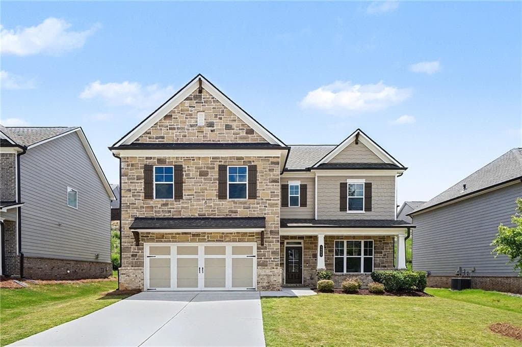 5 bedroom, 4 bathroom, 3,232 sq ft single family residence sold at 1602 Dover Creek Lane, Lawrenceville, GA 30045