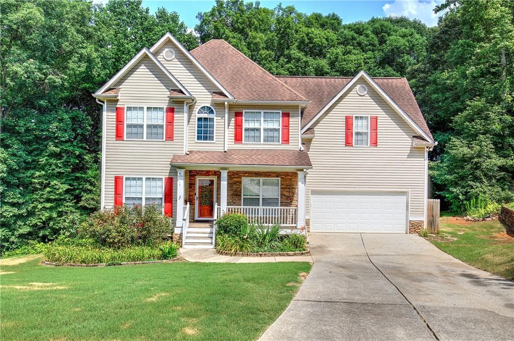 4 bedroom, 3 bathroom, 2,599 sq ft single family residence for sale at 70 Creekside Way, Hiram, GA 30141 — photo 1 of 55
