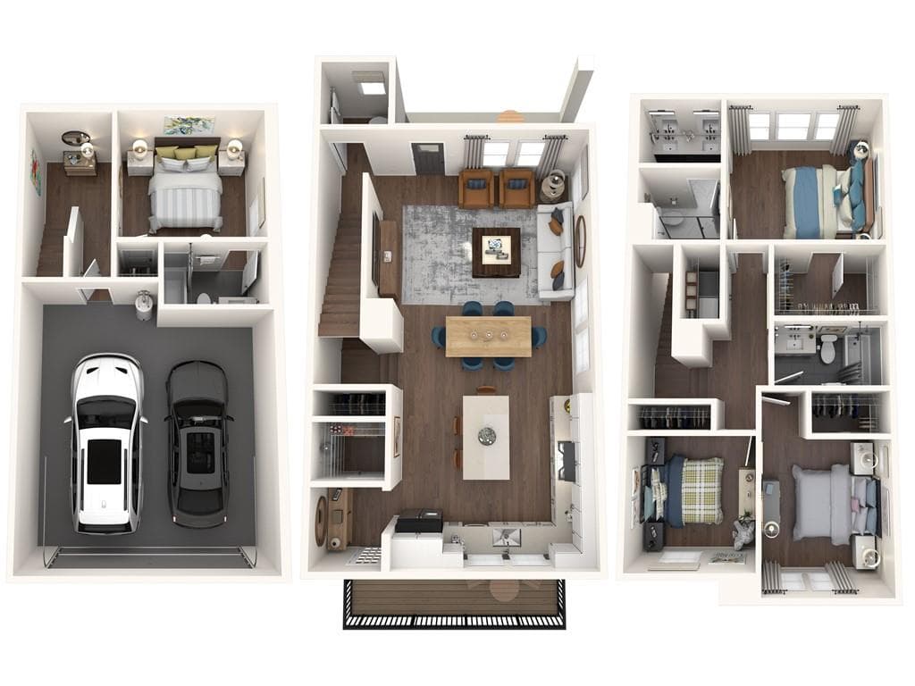 4 bedroom, 4 bathroom, 1,822 sq ft townhouse for sale at 1493 Johnson Road 55, Atlanta, GA 30318 — photo 3