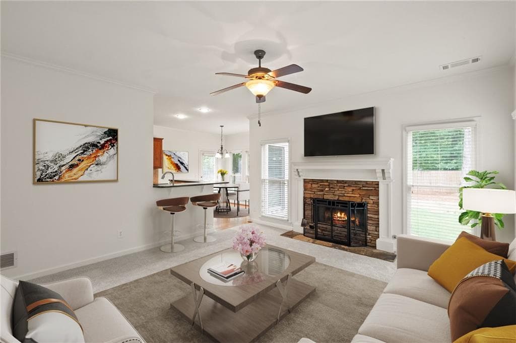 4 bedroom, 3 bathroom, 3,067 sq ft single family residence for sale at 110 Valdosta Avenue, Canton, GA 30114 — photo 7