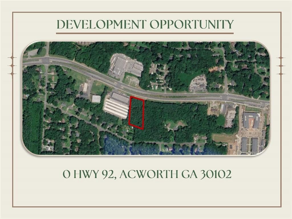 unimproved land for sale at 0 Hwy 92, Acworth, GA 30102