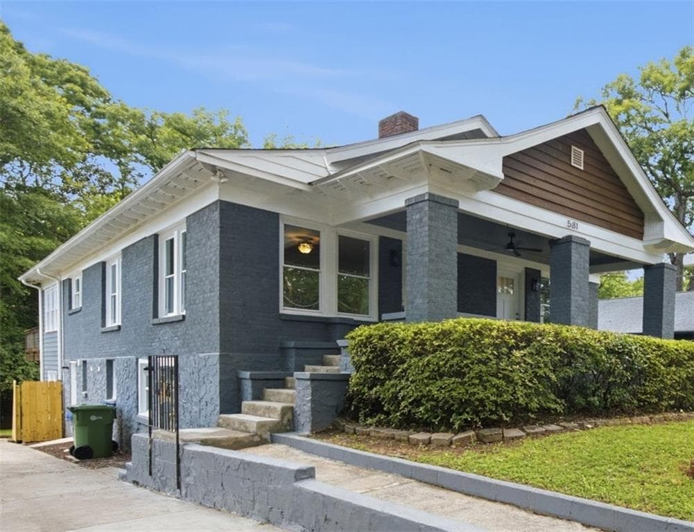 6 bedroom, 4 bathroom, 3,340 sq ft single family residence sold at 581 Gresham Avenue, Atlanta, GA 30316