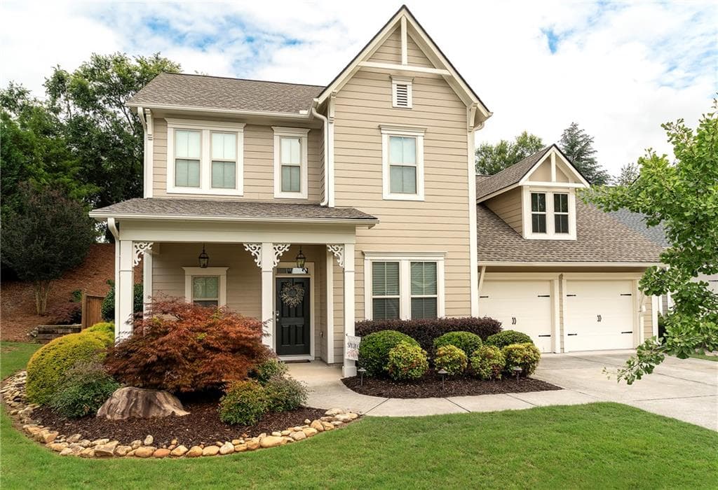 4 bedroom, 4 bathroom, 2,187 sq ft single family residence sold at 215 Hickory Nut Lane, Canton, GA 30115