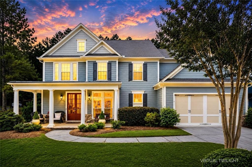 5 bedroom, 3 bathroom, 3,345 sq ft single family residence sold at 105 Kingston Lane, Canton, GA 30115