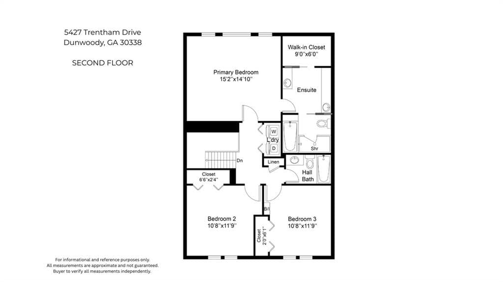 3 bedroom, 3 bathroom, 2,208 sq ft townhouse for sale at 5427 Trentham Drive, Atlanta, GA 30338 — photo 4