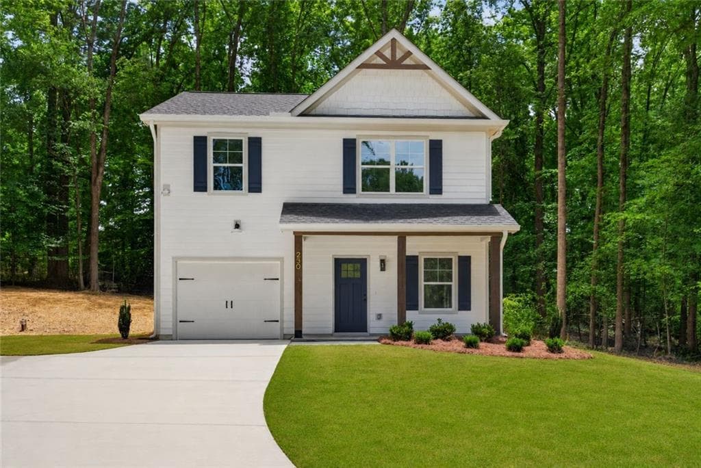 3 bedroom, 3 bathroom, 1,500 sq ft single family residence sold at 250 Sundown Drive, Dawsonville, GA 30534
