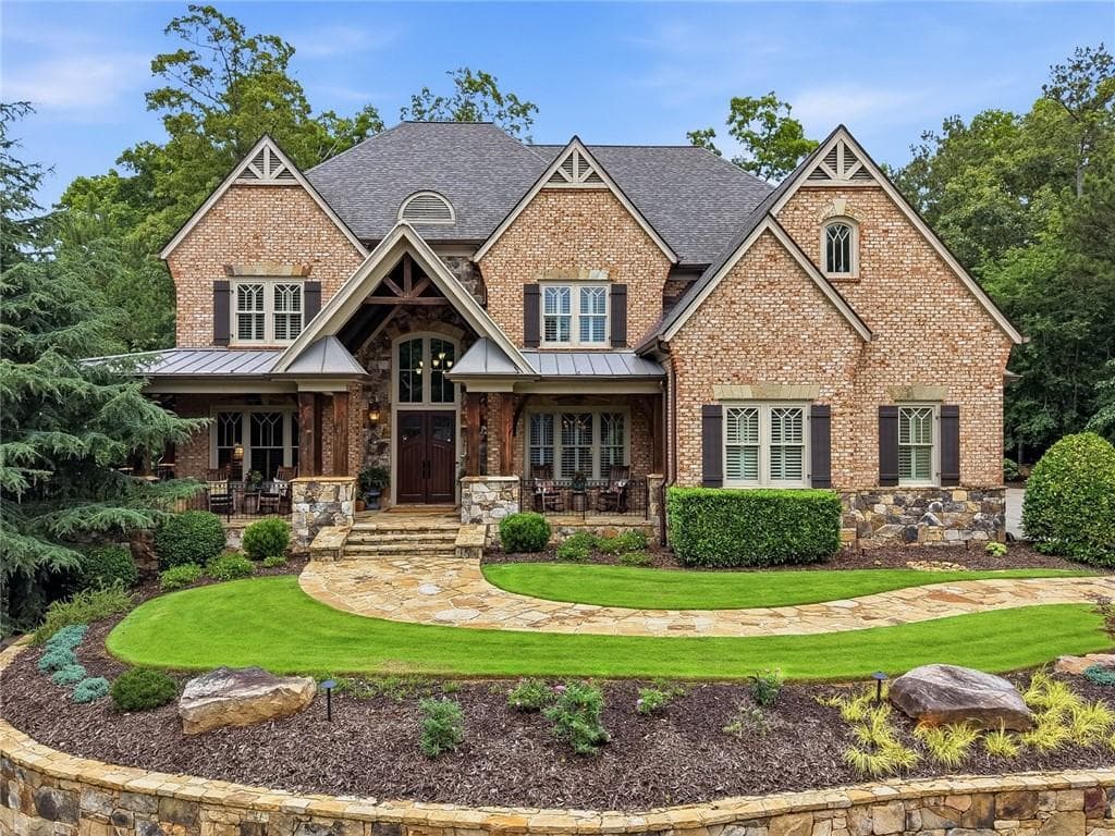 5 bedroom, 6 bathroom, 5,045 sq ft single family residence sold at 13335 Bishops Court, Roswell, GA 30075