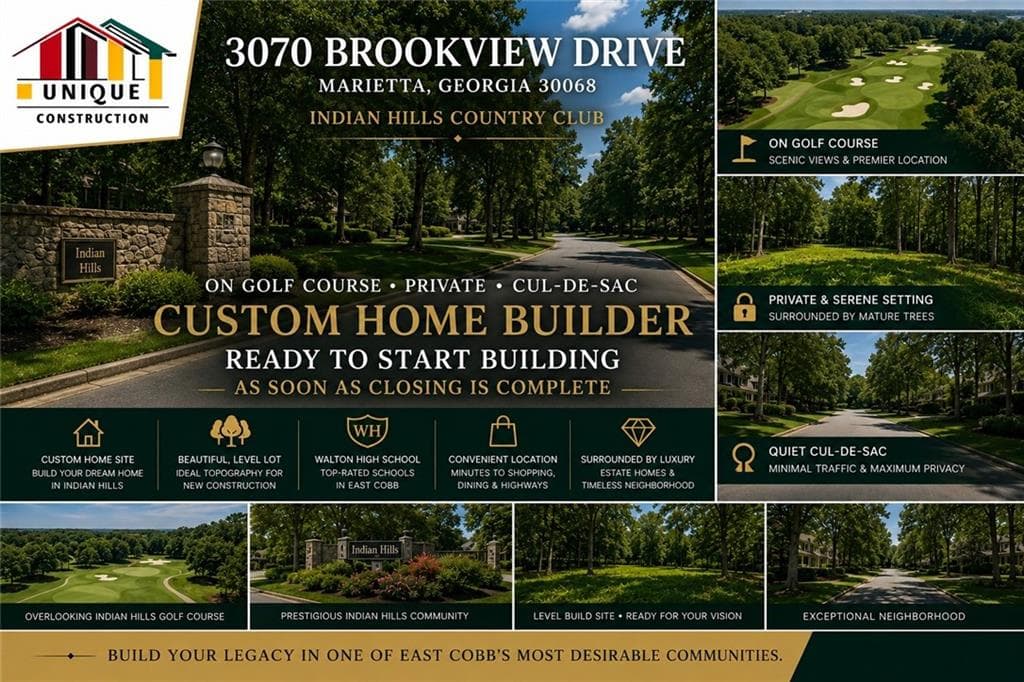 5 bedroom, 4 bathroom, 3,200 sq ft single family residence for sale at 3070 Brookview Drive, Marietta, GA 30068