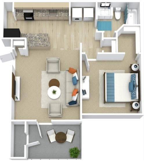 1 bedroom, 1 bathroom, 760 sq ft apartment for rent at 3780 Towne Crossing Road 1006E, Kennesaw, GA 30144 for $1,566 a month — photo 6