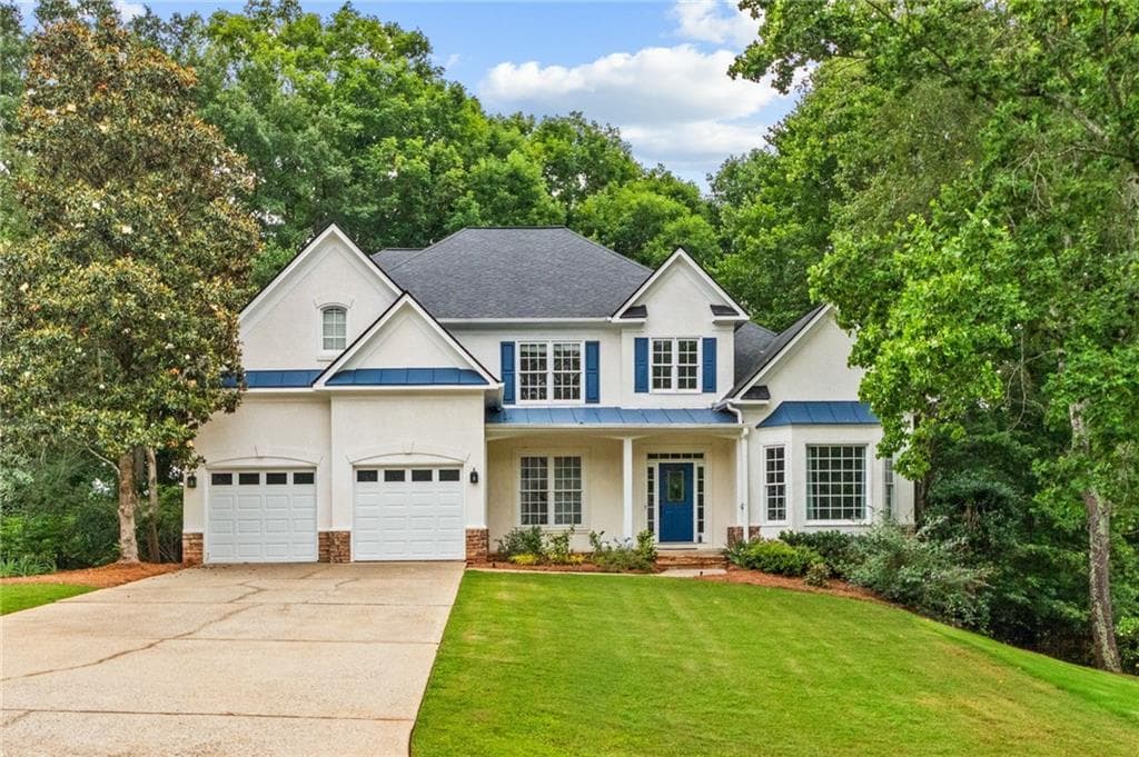 6 bedroom, 5 bathroom, 4,556 sq ft single family residence under contract at 6455 Rutherford Place, Suwanee, GA 30024