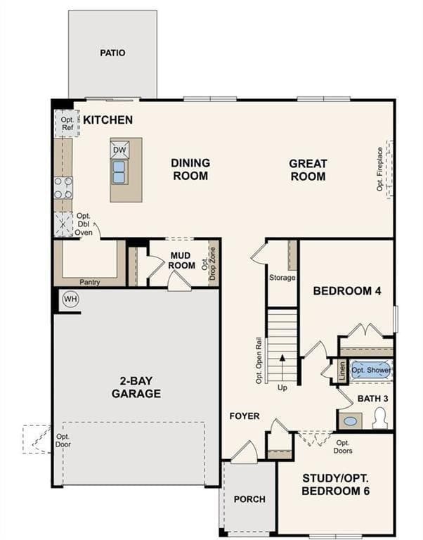 4 bedroom, 3 bathroom, 2,570 sq ft single family residence for sale at 8035 Dickens Drive, Fairburn, GA 30213 — photo 6