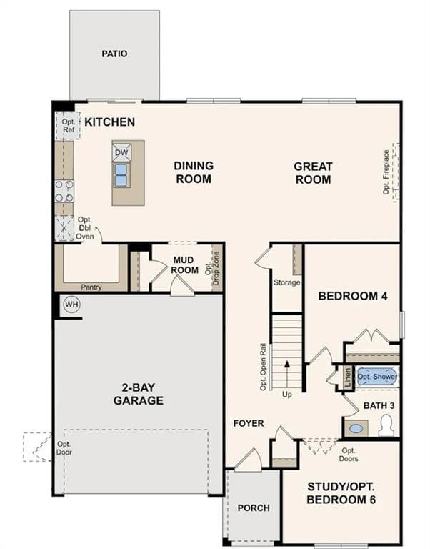5 bedroom, 3 bathroom, 2,570 sq ft single family residence for sale at 6729 Homer Lane, Fairburn, GA 30213 — photo 4