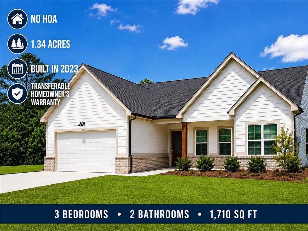 3 bedroom, 2 bathroom, 1,710 sq ft single family residence for sale at 1215 Awenasa Drive, Villa Rica, GA 30180 — photo 1 of 26