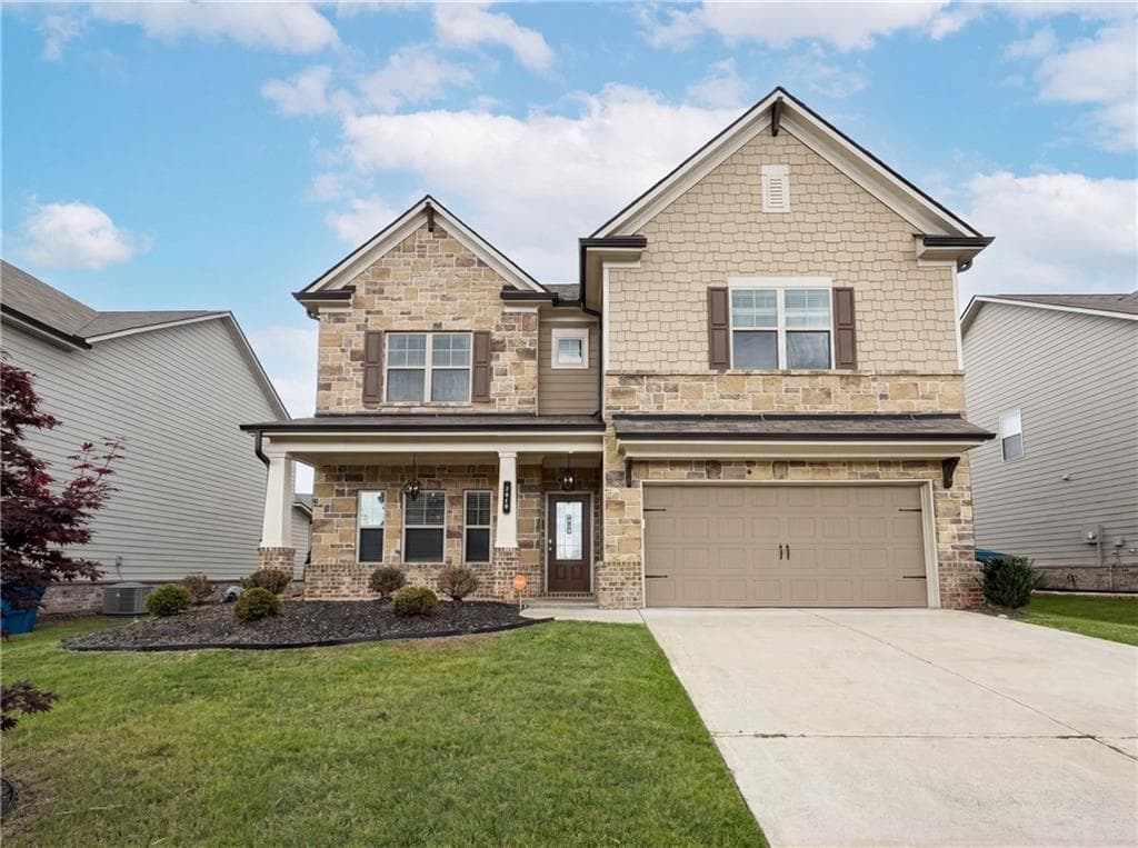 4 bedroom, 3 bathroom, 2,526 sq ft single family residence for sale at 158 Mitchem Creek Drive, Loganville, GA 30052 — photo 1 of 22