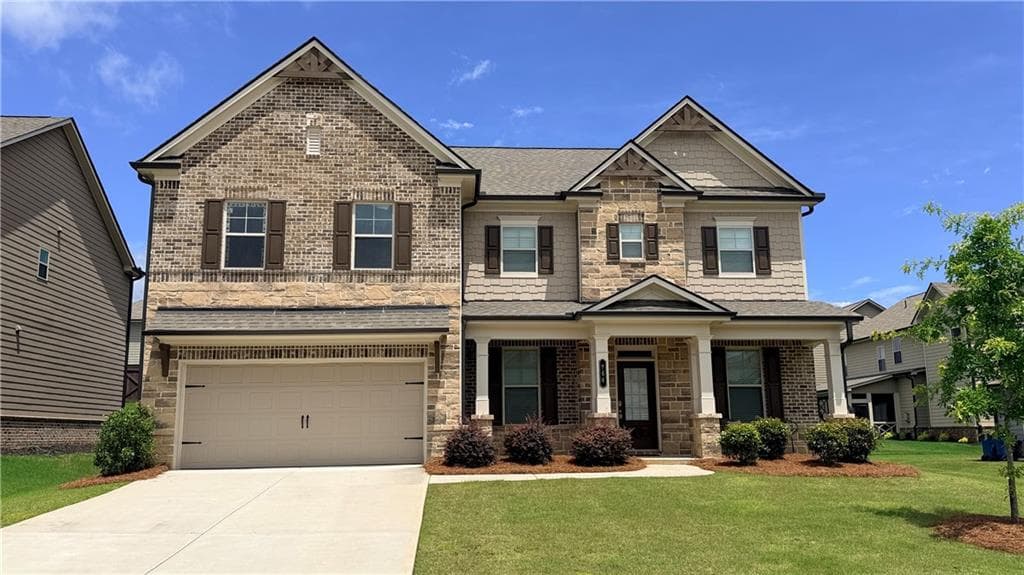 4 bedroom, 3 bathroom, 3,464 sq ft single family residence for rent at 764 Henson Farm Drive, Loganville, GA 30052 for $2,950 a month — photo 1 of 27