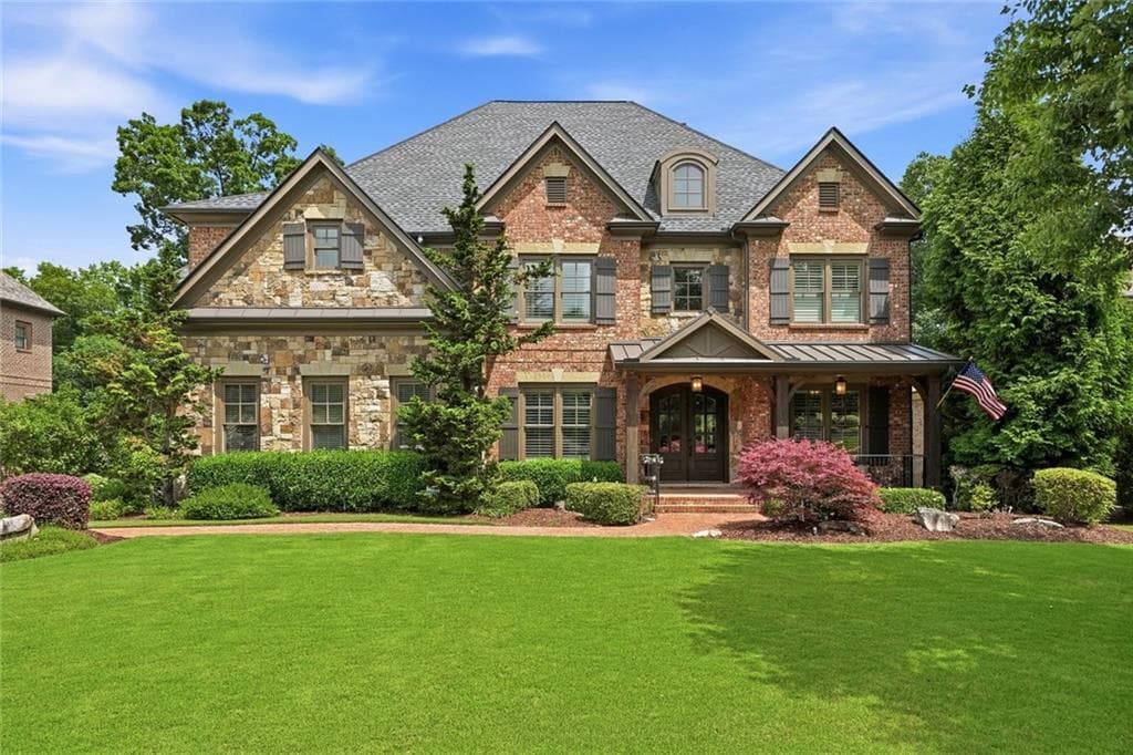 5 bedroom, 7 bathroom, 6,082 sq ft single family residence under contract at 1540 Bramble Bush Way, Suwanee, GA 30024