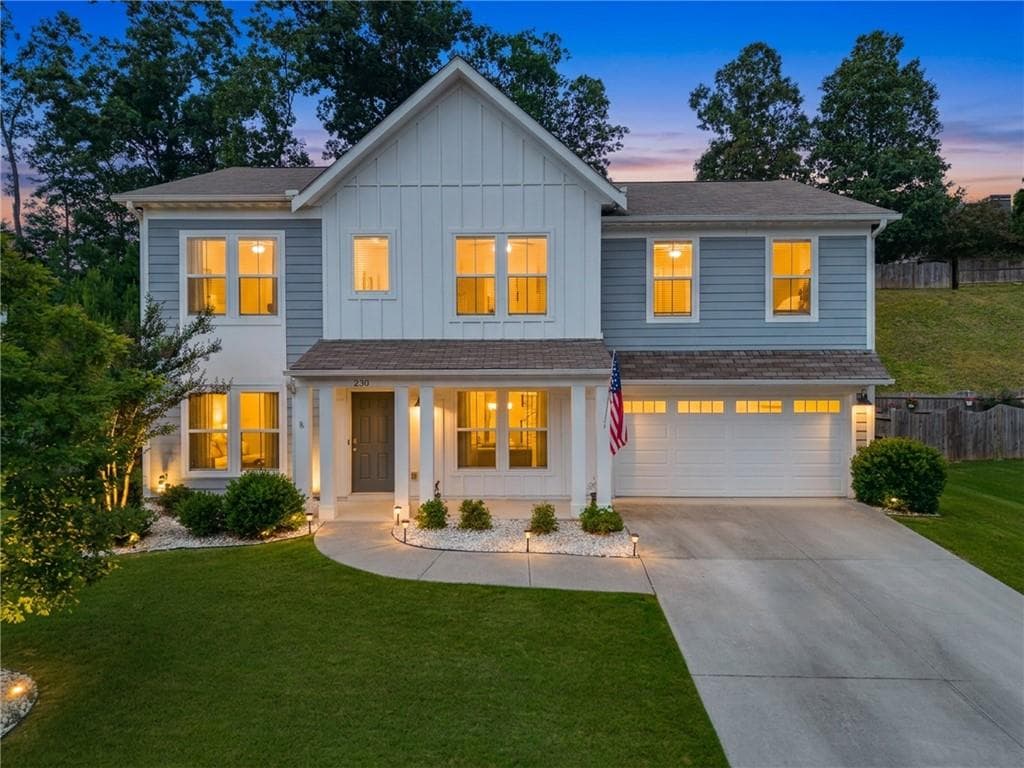 4 bedroom, 3 bathroom, 2,980 sq ft single family residence sold at 230 Augusta Walk, Canton, GA 30114