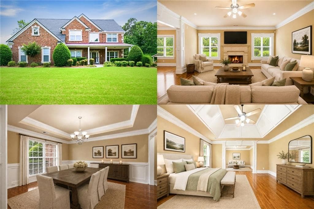 5 bedroom, 4 bathroom, 3,795 sq ft single family residence for sale at 4200 Donington Way, Hampton, GA 30228