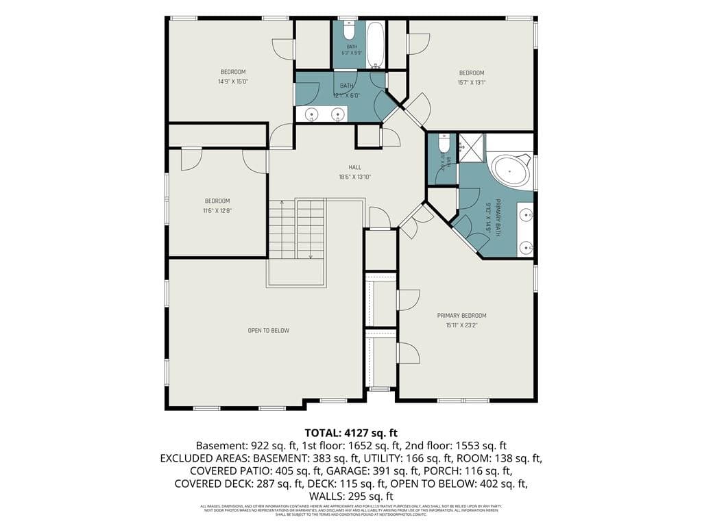 6 bedroom, 4 bathroom, 4,545 sq ft single family residence for rent at 550 Nichols View Way, Suwanee, GA 30024 for $3,500 a month — photo 9