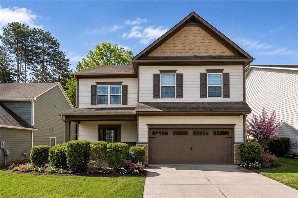 4 bedroom, 3 bathroom, 2,254 sq ft single family residence for sale at 585 Country Ridge Drive, Hoschton, GA 30548 — photo 1 of 32