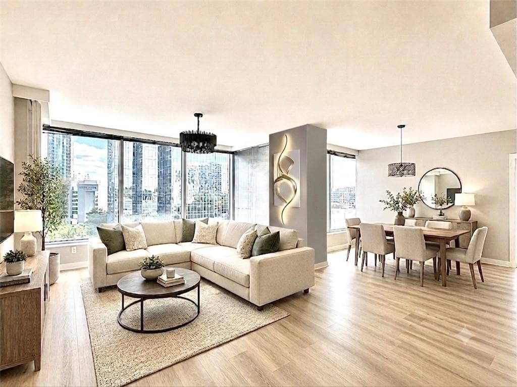 2 bedroom, 3 bathroom, 1,508 sq ft condominium sold at 3338 Peachtree Road 809, Atlanta, GA 30326