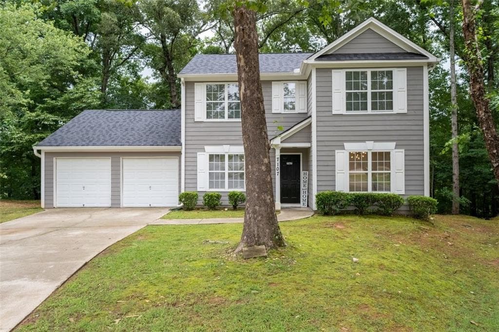 3 bedroom, 3 bathroom, 1,740 sq ft single family residence for sale at 7107 Springchase Way, Austell, GA 30168 — photo 1 of 35
