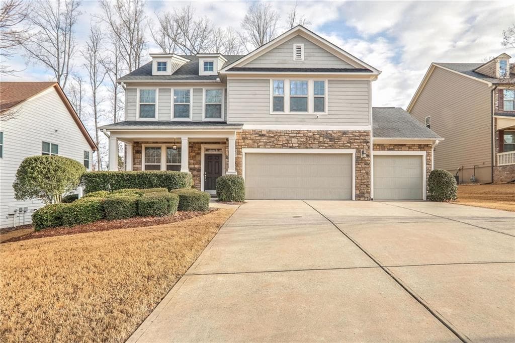 5 bedroom, 4 bathroom, 3,744 sq ft single family residence sold at 5195 Belmore Manor Court, Suwanee, GA 30024