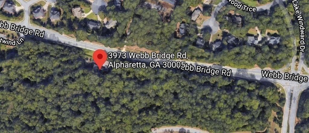 unimproved land for sale at 3973 Webb Bridge Road, Alpharetta, GA 30005 — photo 1 of 3