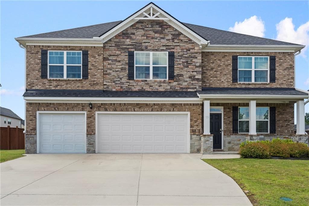5 bedroom, 5 bathroom, 3,522 sq ft single family residence for sale at 73 Eagles Perch Road, Loganville, GA 30052