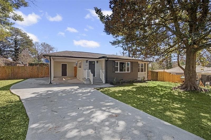 3 bedroom, 2 bathroom, 1,305 sq ft single family residence sold at 1406 Dorothy Drive, Decatur, GA 30030
