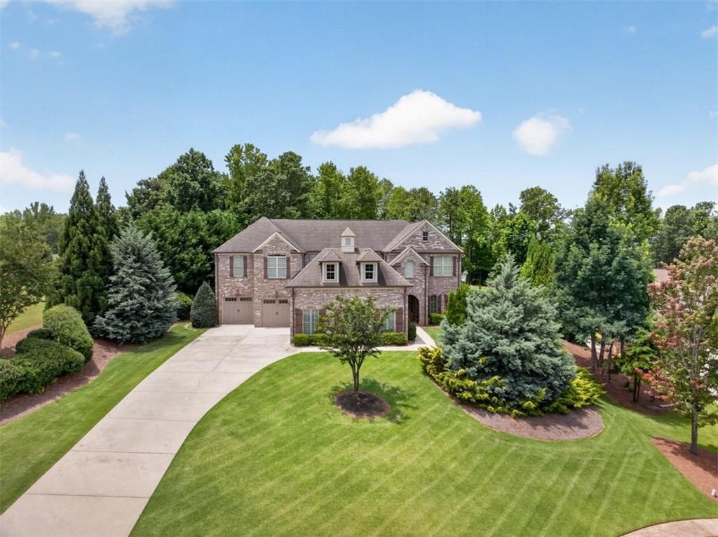 6 bedroom, 7 bathroom, 6,101 sq ft single family residence for sale at 6509 Snug Harbor Court, Flowery Branch, GA 30542