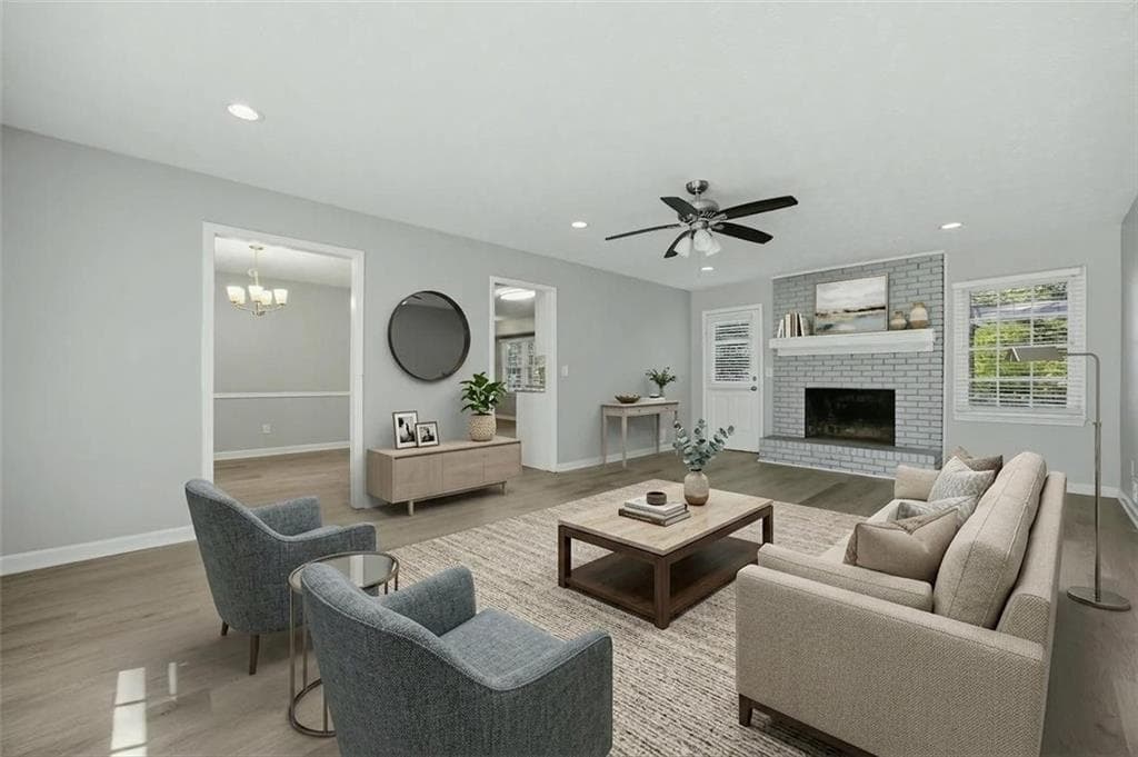 3 bedroom, 2 bathroom, 1,446 sq ft single family residence for sale at 2409 Three Bars Drive, Snellville, GA 30078 — photo 3