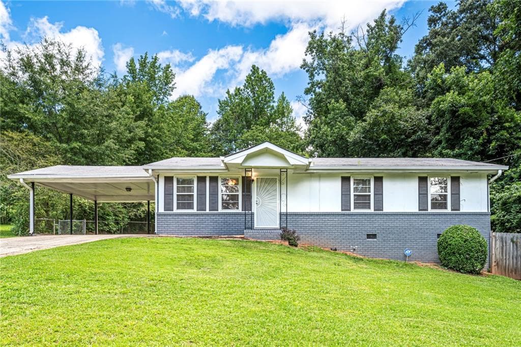 3 bedroom, 1 bathroom, 1,075 sq ft single family residence sold at 5082 Central Church Road, Douglasville, GA 30135