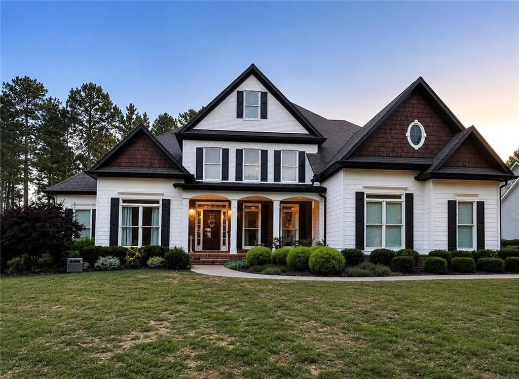 5 bedroom, 5 bathroom, 4,747 sq ft single family residence under contract at 6465 Valley Crossing Way, Cumming, GA 30028